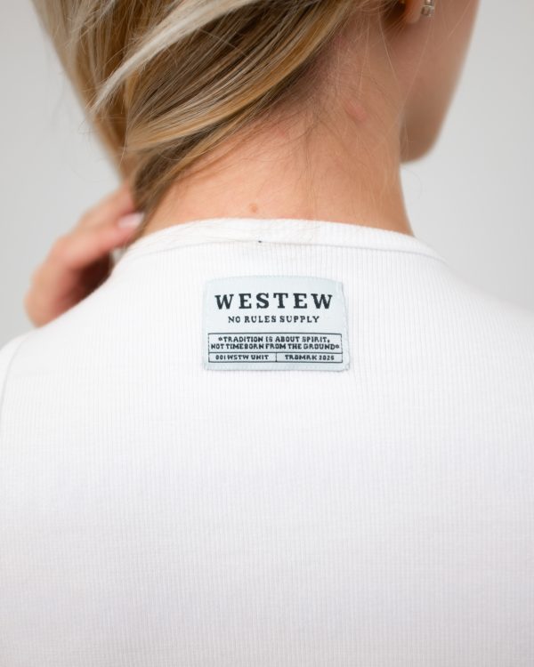 Cropped Canelado Feminino Westew - Branca