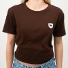 Camiseta Básica Westew em Algodão Cotton - Marrom