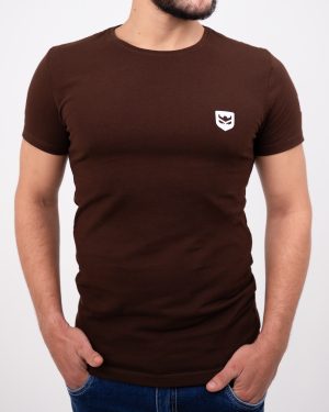 Camiseta Básica Westew em Algodão Cotton - Marrom