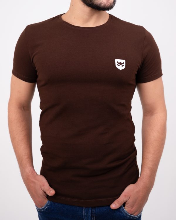 Camiseta Básica Westew em Algodão Cotton - Marrom